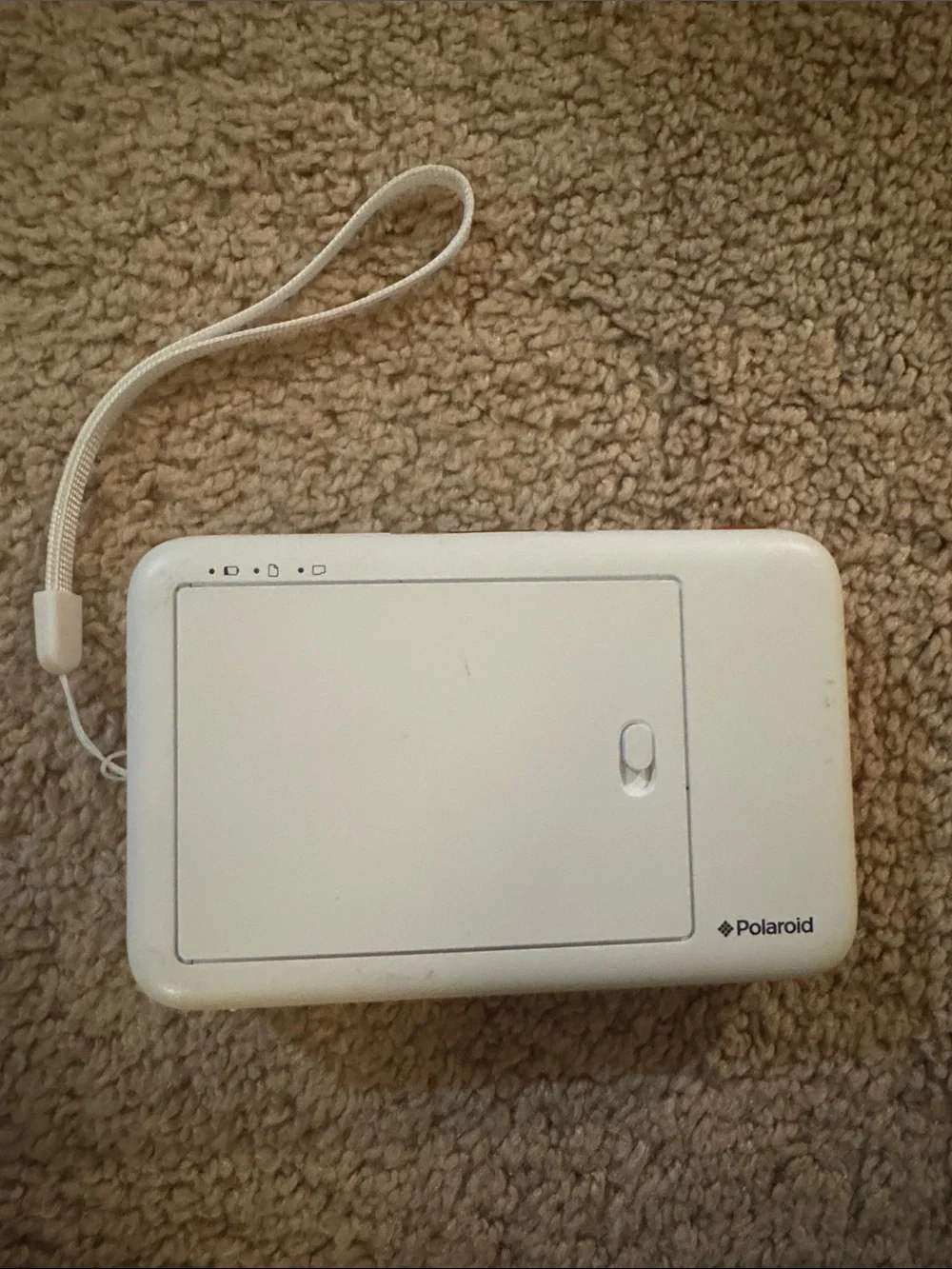 Polaroid Snap Instant Camera in White with Rainbow Accent
